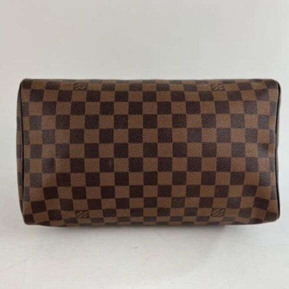 Louis Vuitton Damier Ebene Speedy 30 Satchel Handbag - Picture 8 of 13